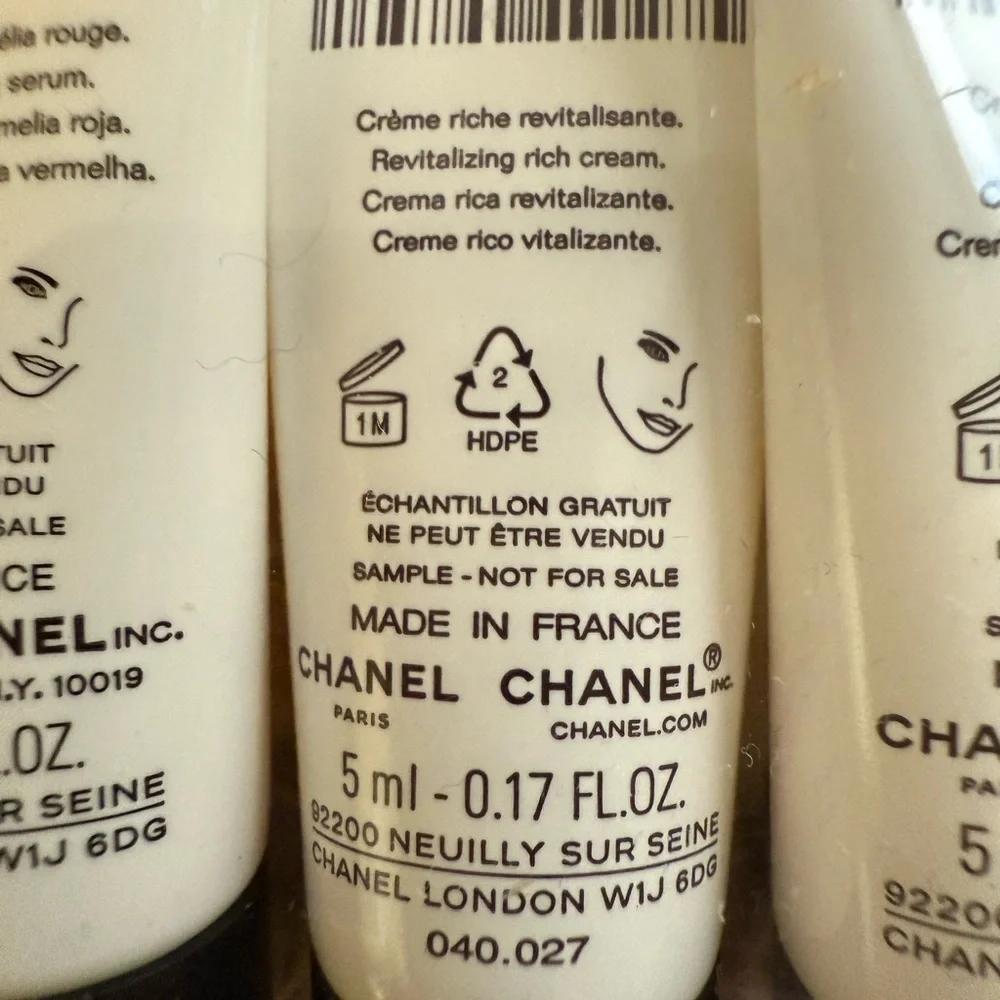 CHANEL No.1 Skincare Trio:Serum, Revitalizing Rich Cream and Red Camellia Cream